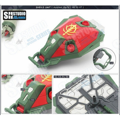 SH STUDIO 1/100 RE/100 Hamma-Hamma etched metal upgrade kit