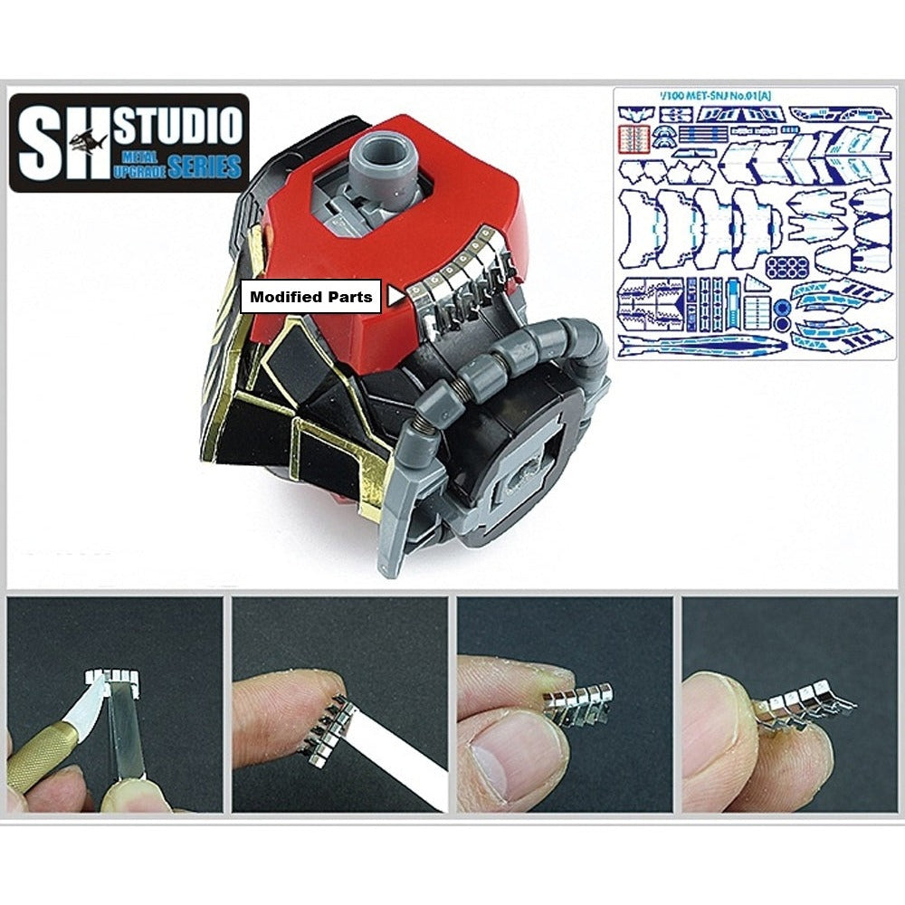 SH STUDIO MG 1/100 MSN-06S Sinanju etched metal upgrade kit