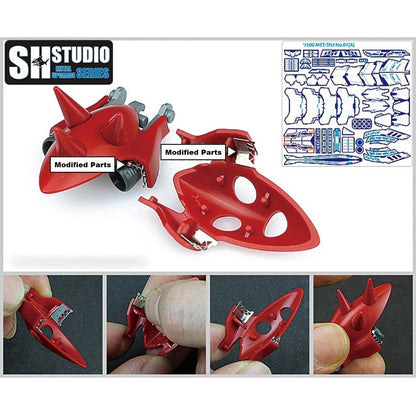 SH STUDIO MG 1/100 MSN-06S Sinanju etched metal upgrade kit