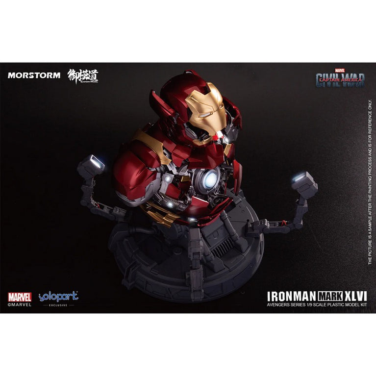 Iron Man Mark XLVI Bust Plastic Model Kit