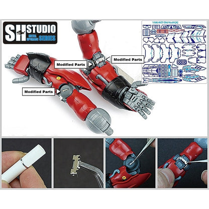 SH STUDIO MG 1/100 MSN-06S Sinanju etched metal upgrade kit