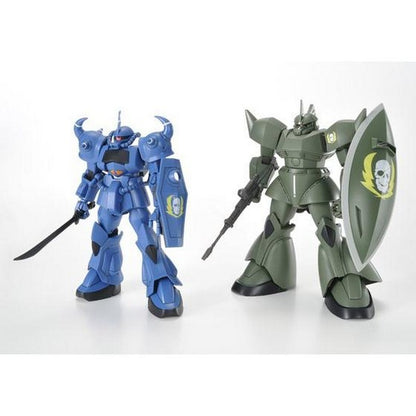 HGUC 1/144 MS-07B Gouf & MS-14G Gelgoog (Vish Donahue's custom machine)