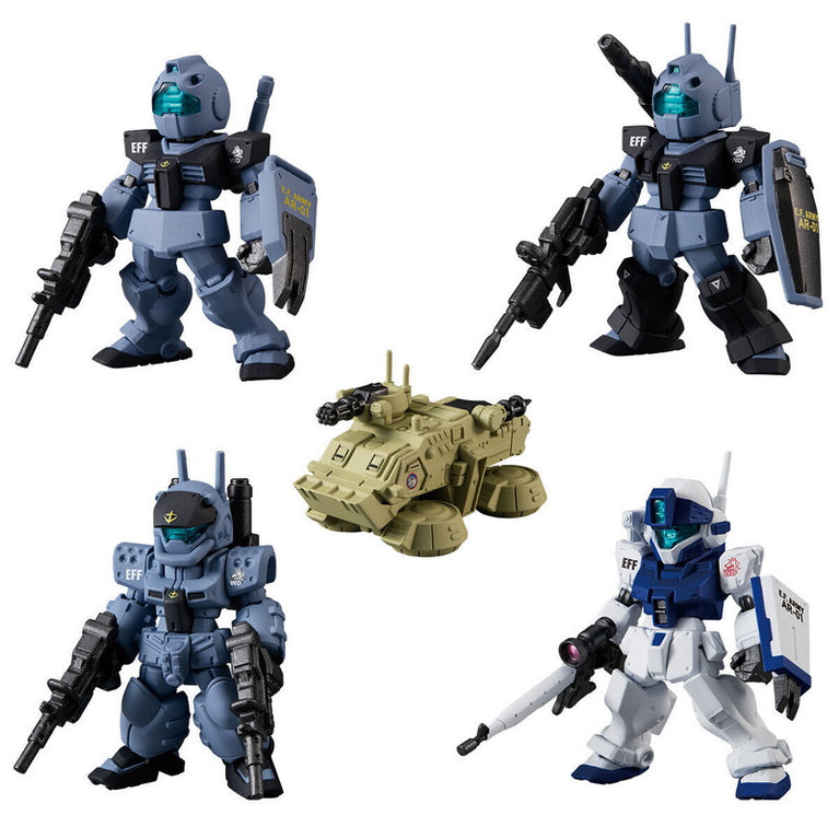 【Preorder in Sep】FW GUNDAM CONVERGE CORE Mobile Suit Gundam Gaiden In the land where the colony fell... White Dingo Corps set