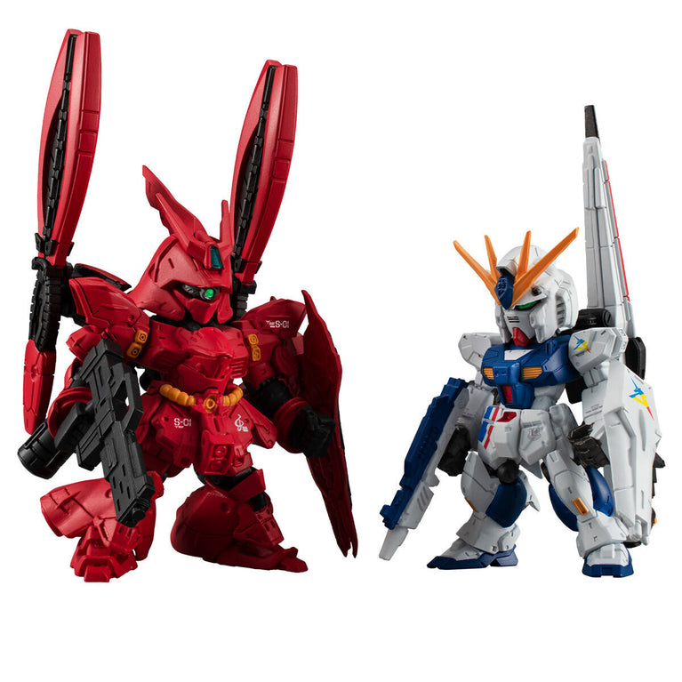 FW Gundam Converge CORE RX-93ff ν Gundam & MSN-04FF Sazabi Set