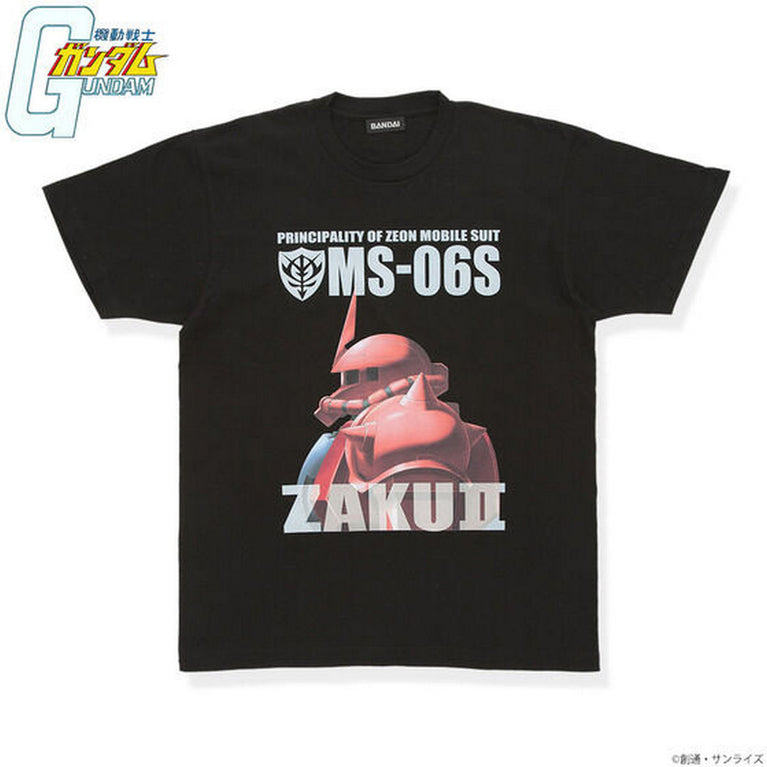 Mobile Suit Gundam Full Color T-Shirt 【MS-06S Char's Custom Zaku】