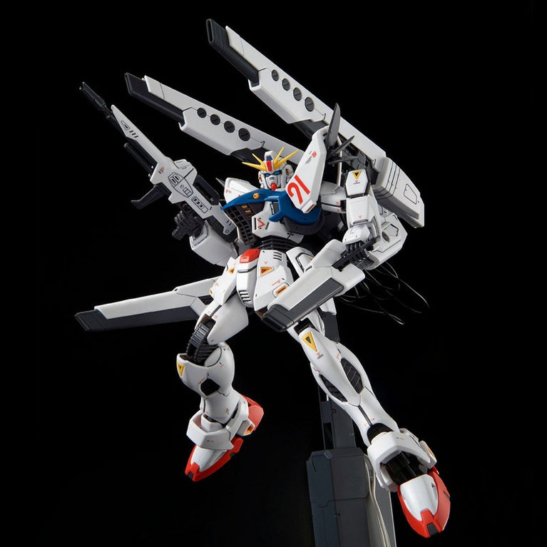 【JUN】MG 1/100 Gundam F91 Ver. 2.0 Back Cannon Type & Twin V.S.B.R. Set Up Type