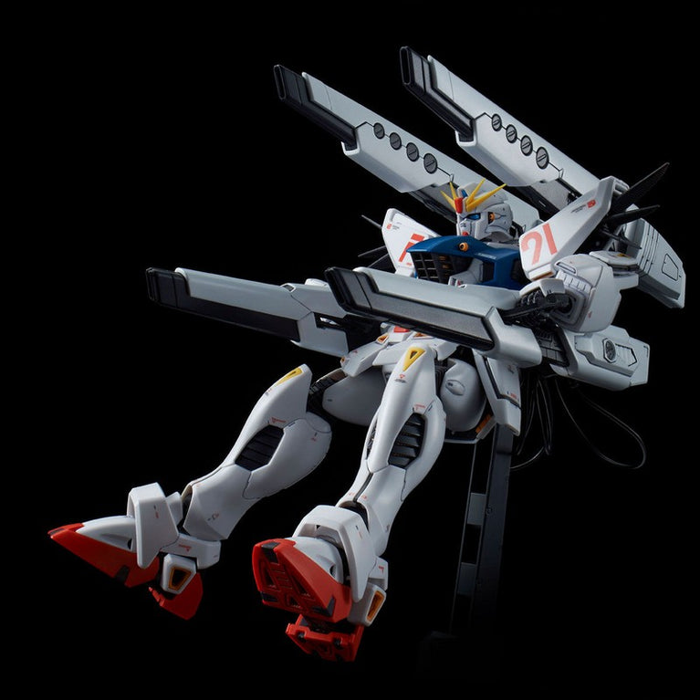 【JUN】MG 1/100 Gundam F91 Ver. 2.0 Back Cannon Type & Twin V.S.B.R. Set Up Type