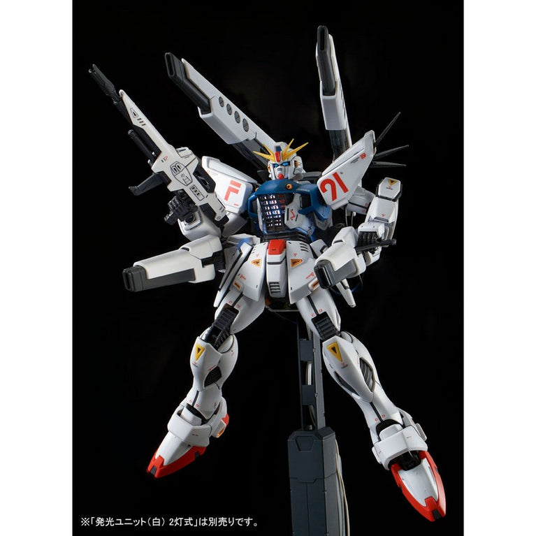 【JUN】MG 1/100 Gundam F91 Ver. 2.0 Back Cannon Type & Twin V.S.B.R. Set Up Type