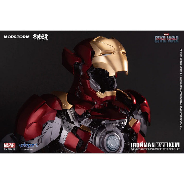 Iron Man Mark XLVI Bust Plastic Model Kit