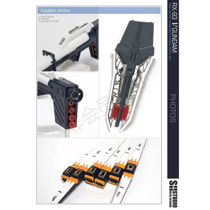 SH STUDIO RG RX-93 Nu Gundam etched metal upgrade kit