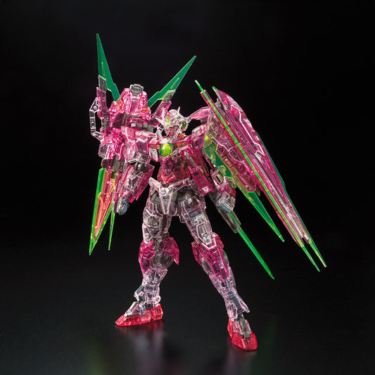 RG 1/144 Gundam Base Limited 00 Qantaffle Saber [Trans-Am Clear]