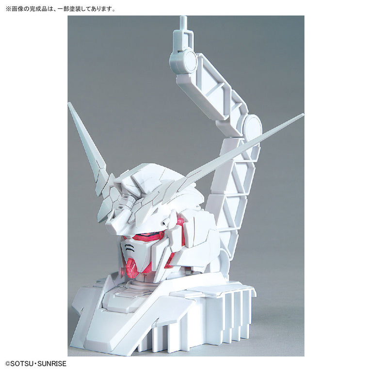 1/48 Gundam Base Limited Unicorn Gundam Head Display Base (Psycho Frame Color Variation Ver.) & Unicorn Gundam Unit 2 Banshee Head Display Base Set