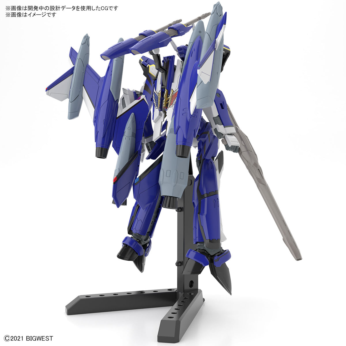 HG 1/100 YF-29 Durandal Valkyrie (Maximilian Genius Machine) Full