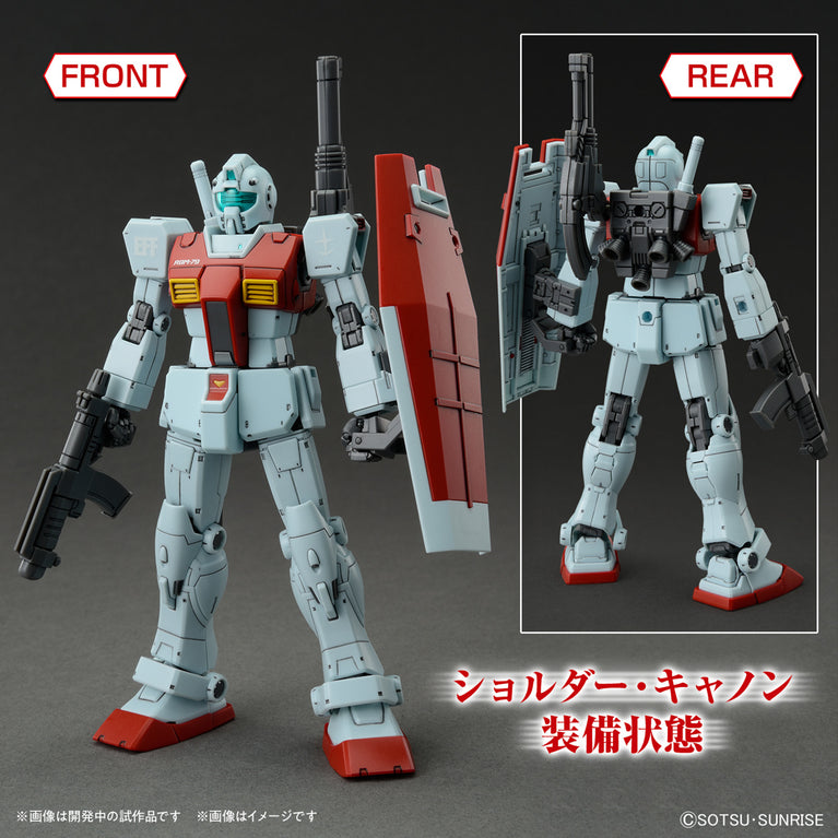 【Preorder in Nov】HG 1/144 RGM-79 GM (Shoulder Cannon Equipped/Missile Pod Equipped)