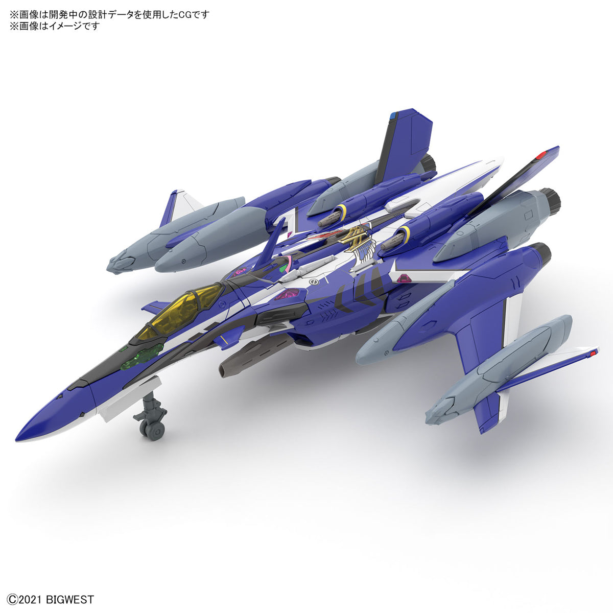 HG 1/100 YF-29 Durandal Valkyrie (Maximilian Genius Machine) Full
