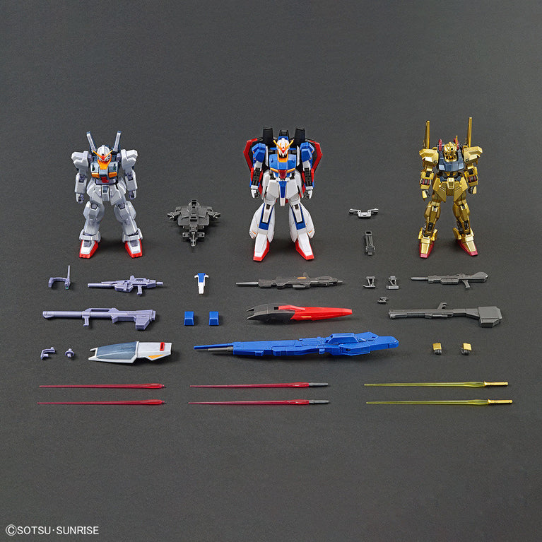 HGUC 1/144 Gundam Base Limited Zeta Gundam [U.C.0088]/Hyakushiki/Gundam Mk-II (AEGO specification) set [Gryps Campaign Special Color]