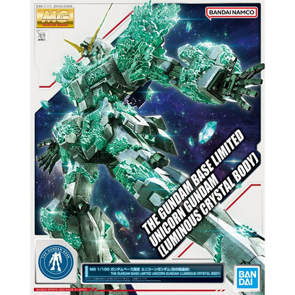 MG 1/100 The Gundam Base Limited RX-0 Unicorn Gundam (Luminous Crystal Body)