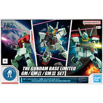 HGUC 1/144 Gundam Base Limited GM/GM II/GM III Set