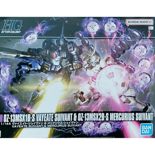 HGAC 1/144 OZ-13MSX1B-S Vayeate Suivant and OZ-13MSX2B-S Mercurius Suivant