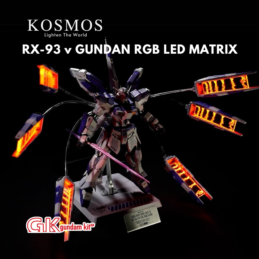 Kosmos MG 1/100 RX-93 Nu Gundam RGB LED Matrix – GKgundamkit