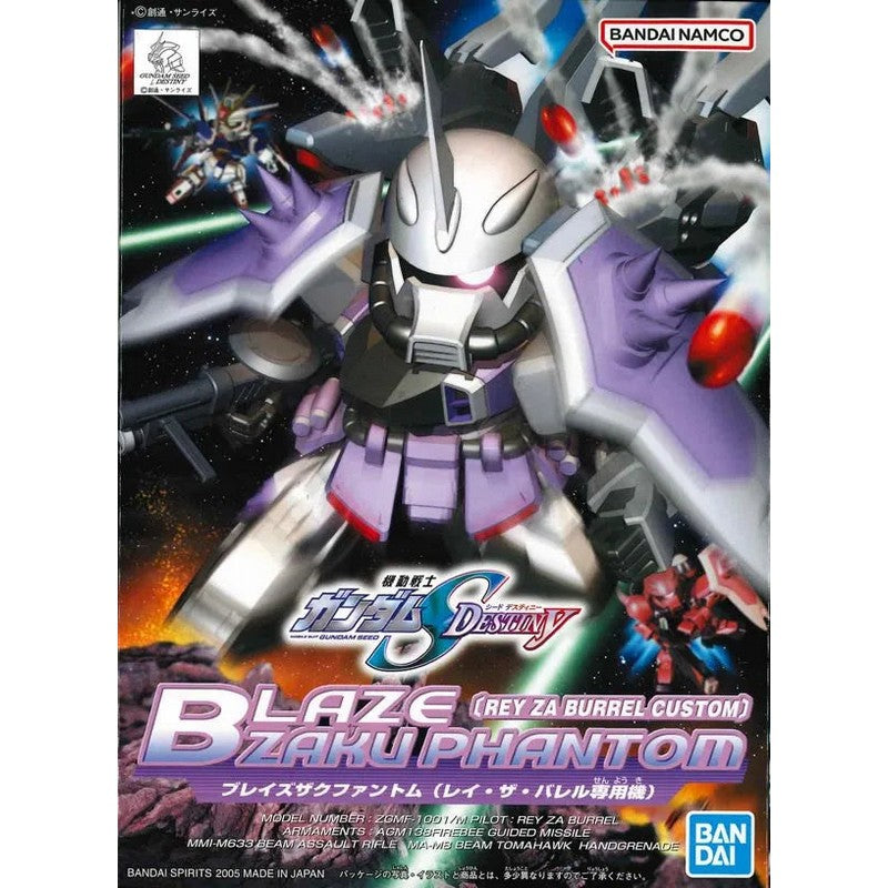 SD BB 285 ZGMF-X1001 Blaze Zaku Phantom (Rey Za Burrel Version)