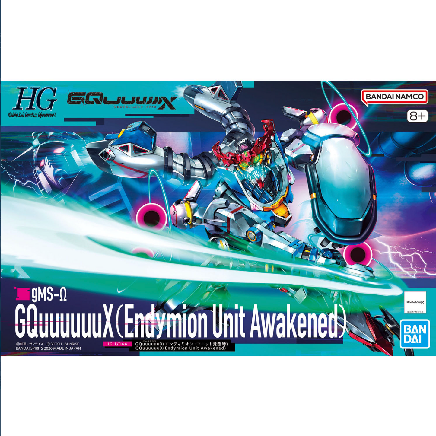 HG 1/144 GQuuuuuuX (Endymion Unit Awakened)
