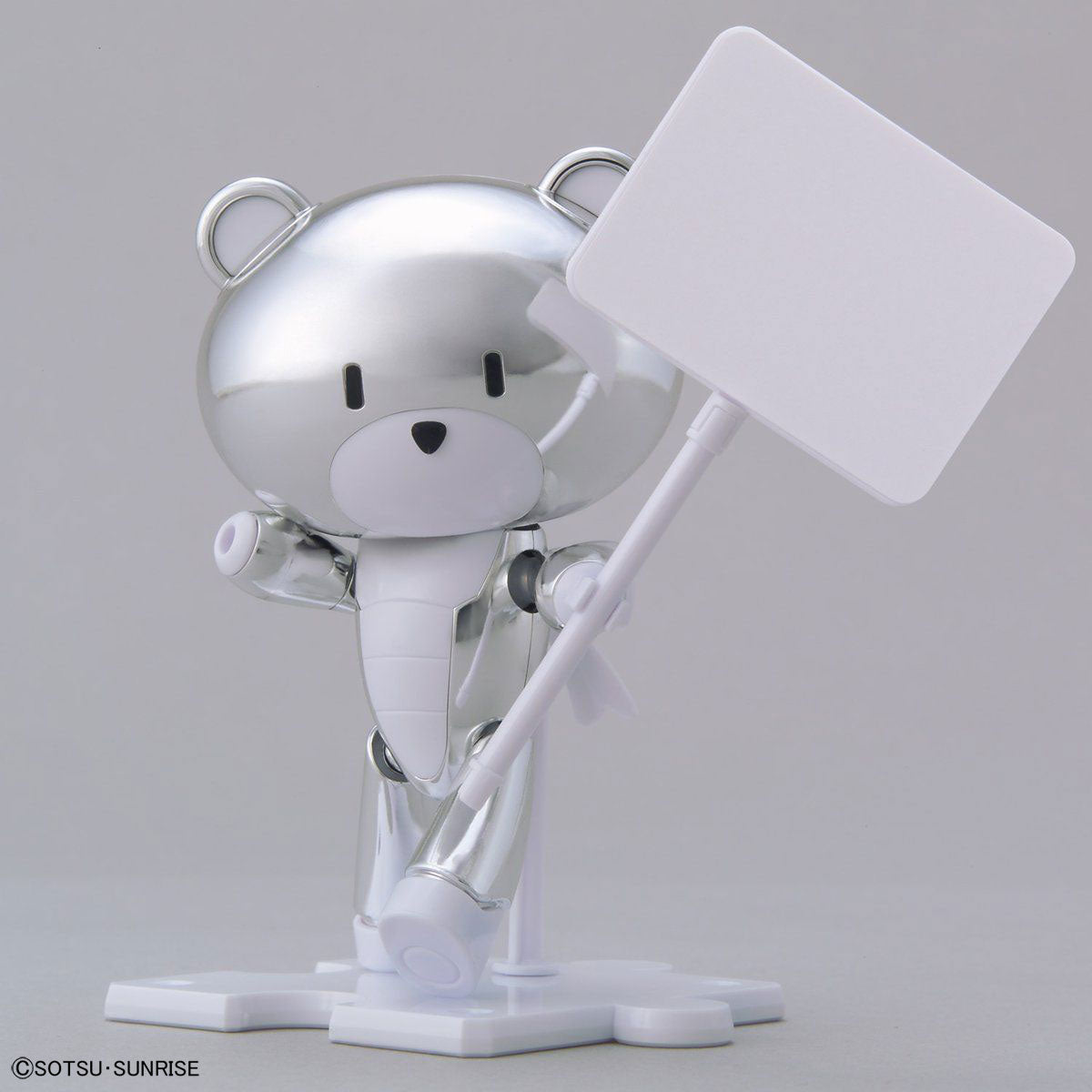HG 1/144 The Gundam Base Limited Petit'Gguy Silver Sparkle & Placard