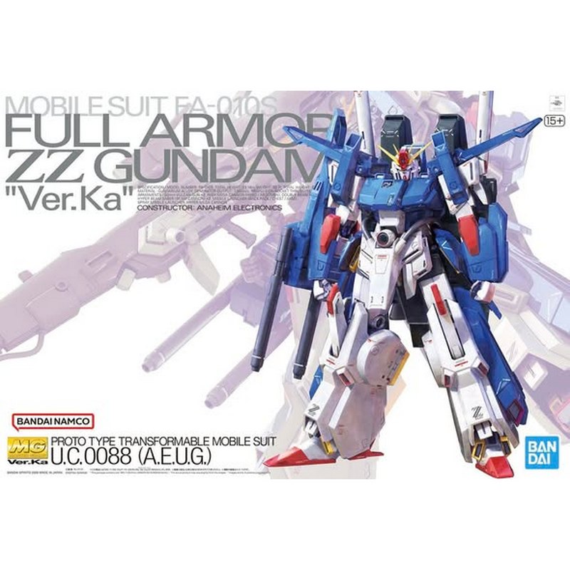MG 1/100 FA-010S ZZ Gundam Ver. Ka | Full Armor Master Grade MG 1/100 FA-010S ZZ Gundam Ver. Ka | Full Armor Master Grade