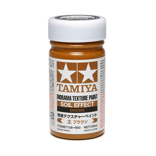 Tamiya 87108 Diorama Texture Paint (Soil Effect, Brown) (100ml)