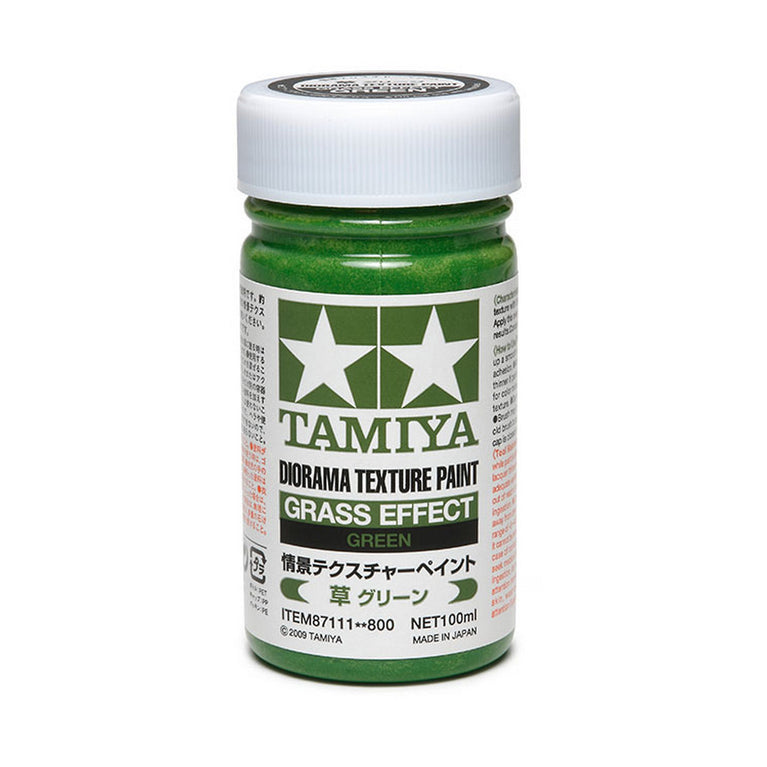 Tamiya 87111 Diorama Texture Paint (Grass Effect, Green) (100ml)