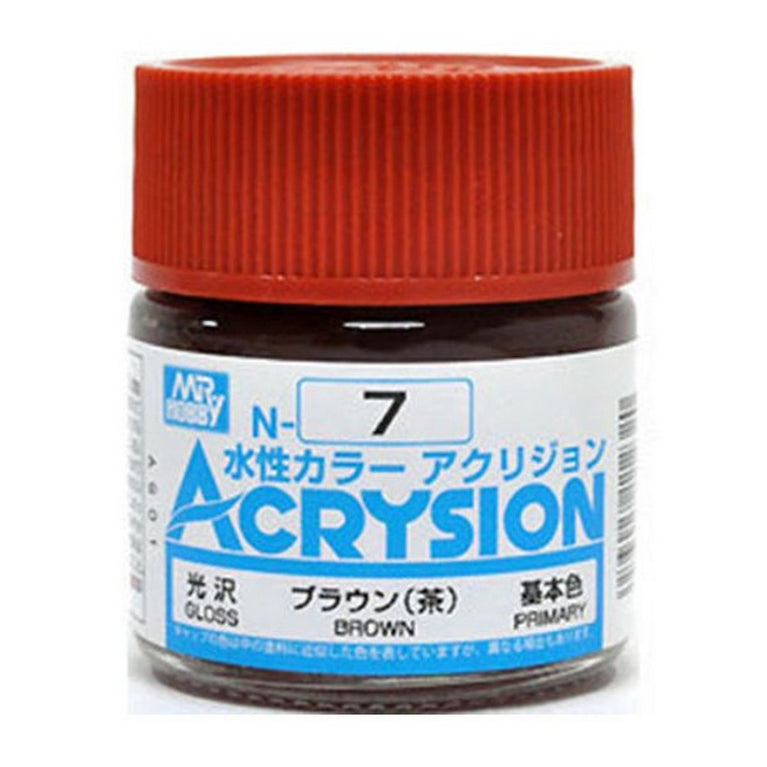 GSI Creos Mr. Hobby Acrysion Water Based Color N-7 【Brown】
