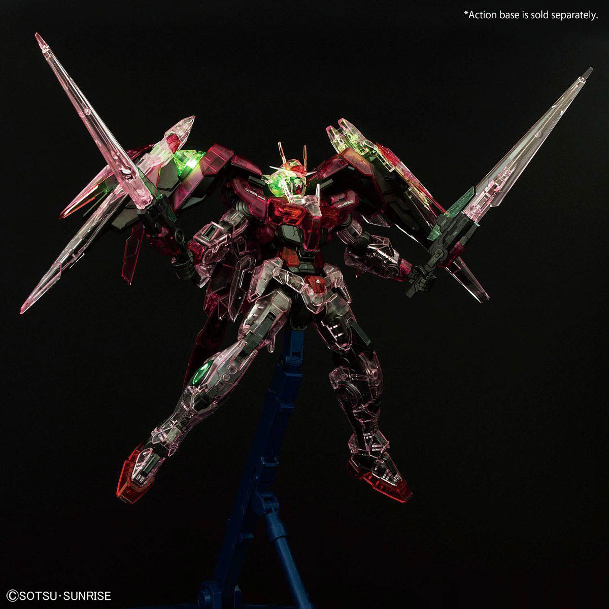 MG 1/100 The Gundam Base Limited Trans-Am Raiser [Clear Color]