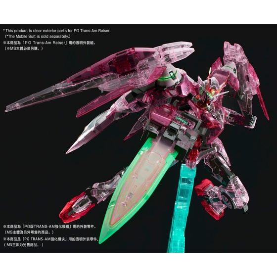 【Mar】PG 1/60 GN-0000 + GNR-010 Trans-Am Gundam 00 Raiser 【Clear Color Body】