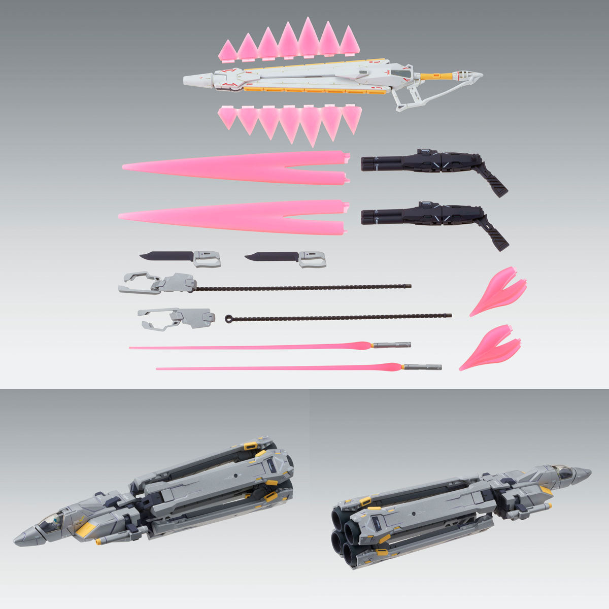 MG 1/100 XM-X0 Crossbone Gundam X-0 Ver. Ka | Premium Silver