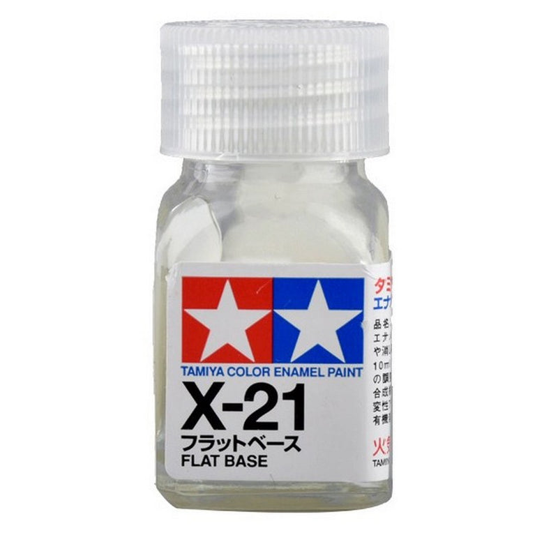 Tamiya 80021 Enamel Paint X-21 Flat Base 10ml