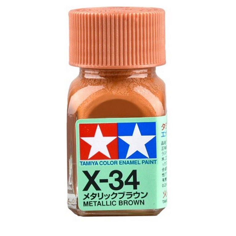 Tamiya 80034 Enamel Paint X-34 Metallic Brown 10ml