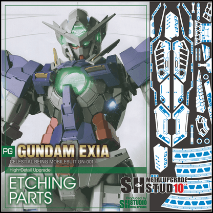 SH STUDIO PG 1/60 Gundam EXIA etched metal upgrade kit