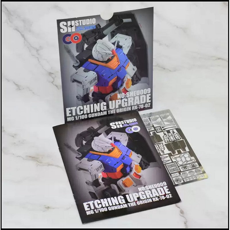 SH STUDIO MG 1/100 GTO Origin RX-78-2 etched metal upgrade kit