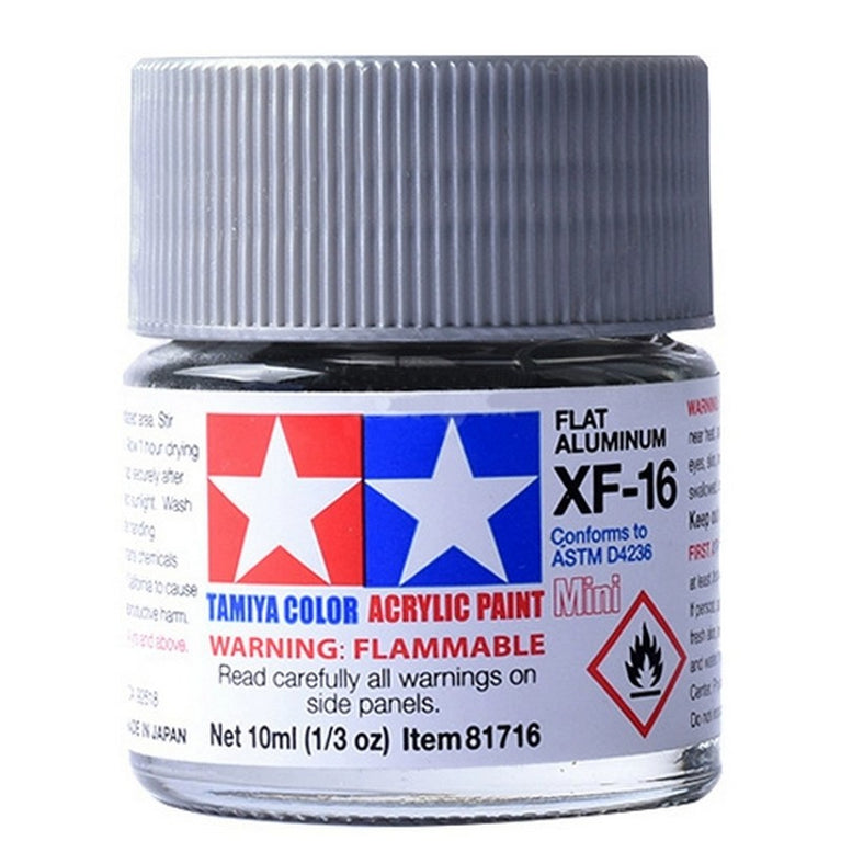 Tamiya 81716 Acrylic Paint Mini XF-16 Flat Aluminum