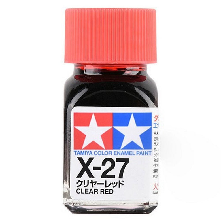 Tamiya 80027 Enamel Paint X-27 Clear Red 10ml