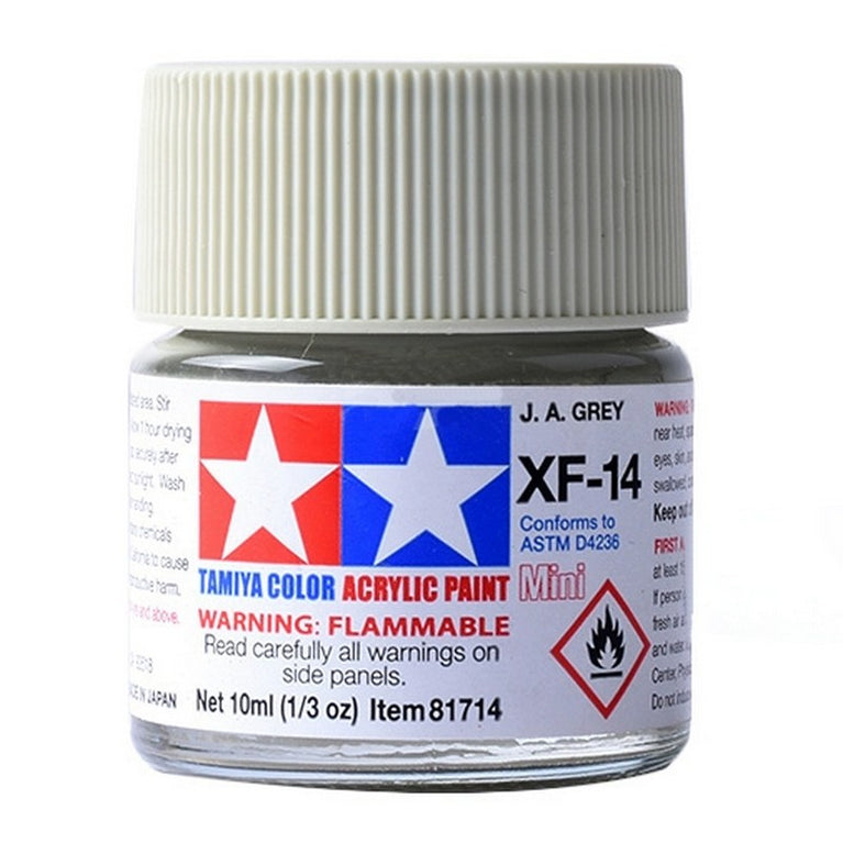 Tamiya 81714 Acrylic Paint Mini XF-14 J.A.Grey