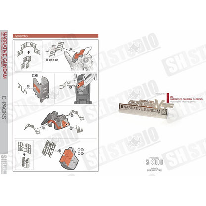 SH STUDIO MG 1/100 Narrative Gundam C-Packs etched metal upgrade kit