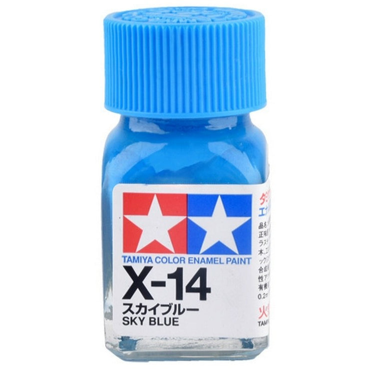 Tamiya 80014 Enamel Paint X-14 Sky Blue 10ml