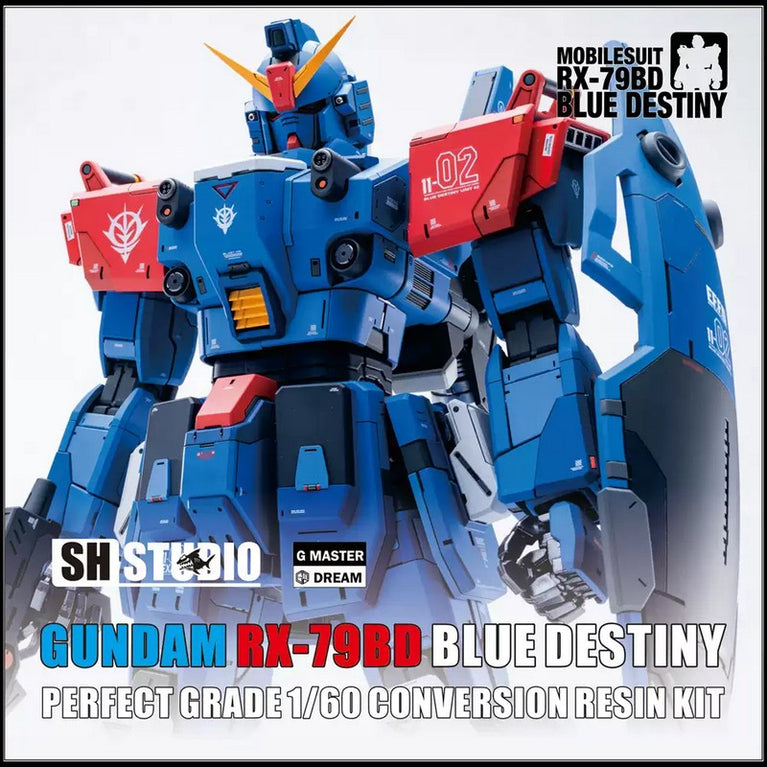 SH STUDIO 1/60 PG RX-79 BD3 No. 2 Blue Destiny Gundam [Conversion Kit]