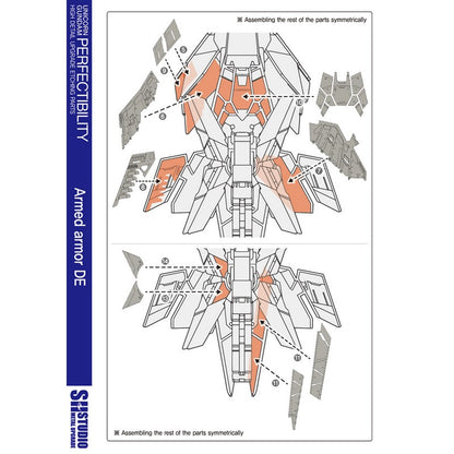 SH STUDIO MG 1/100 Unicorn Gundam Perfectibility etched metal upgrade kit