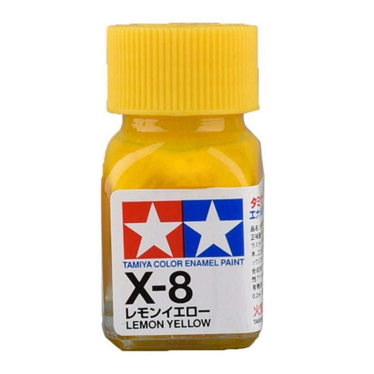 Tamiya 80008 Enamel Paint X-8 Lemon Yellow 10ml