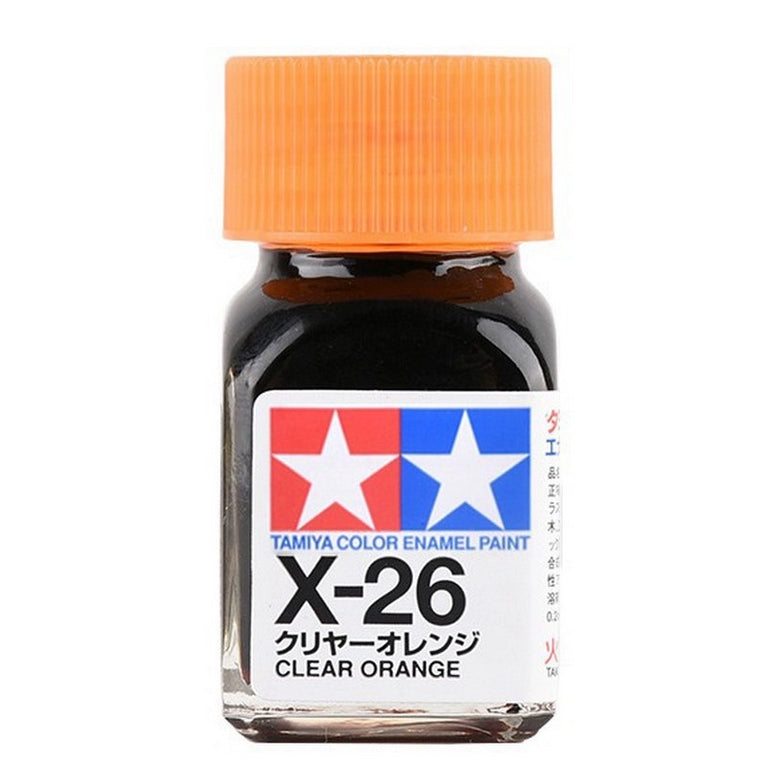 Tamiya 80026 Enamel Paint X-26 Clear Orange 10ml