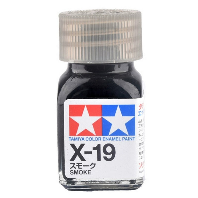 Tamiya 80019 Enamel Paint X-19 Smoke 10ml