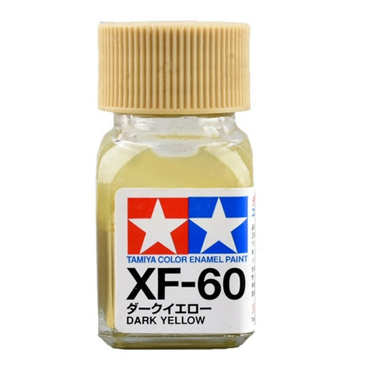 Peinture émaillée Tamiya 80360 XF-60 Jaune foncé 10 ml