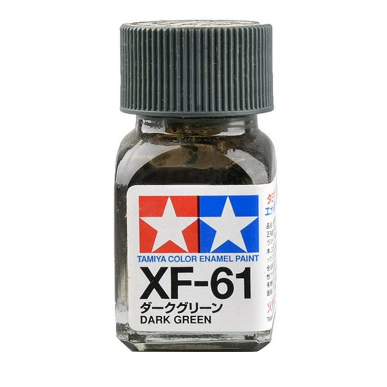 Tamiya 80361 Enamel Paint XF-61 Dark Green 10ml